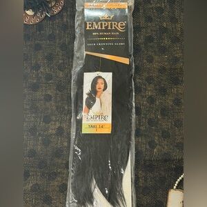 NWT Sensationnel EMPIRE YAKI 100% Human Hair Straight Weave - 14 INCH YAKI 1